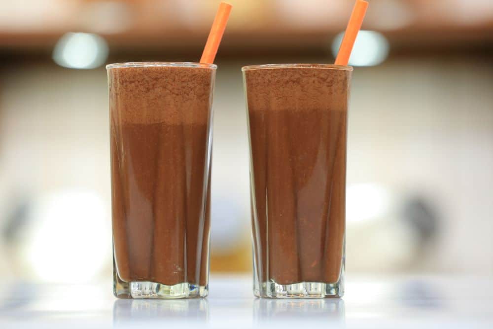 عصير رمان بالشوكولاتة