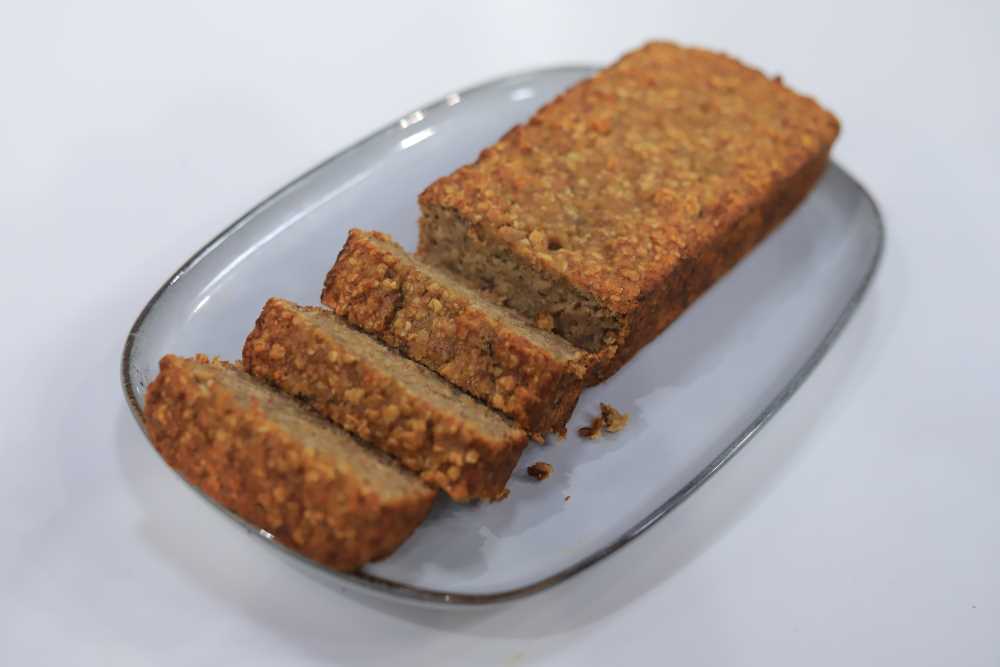 كيكة شوفان بالموز