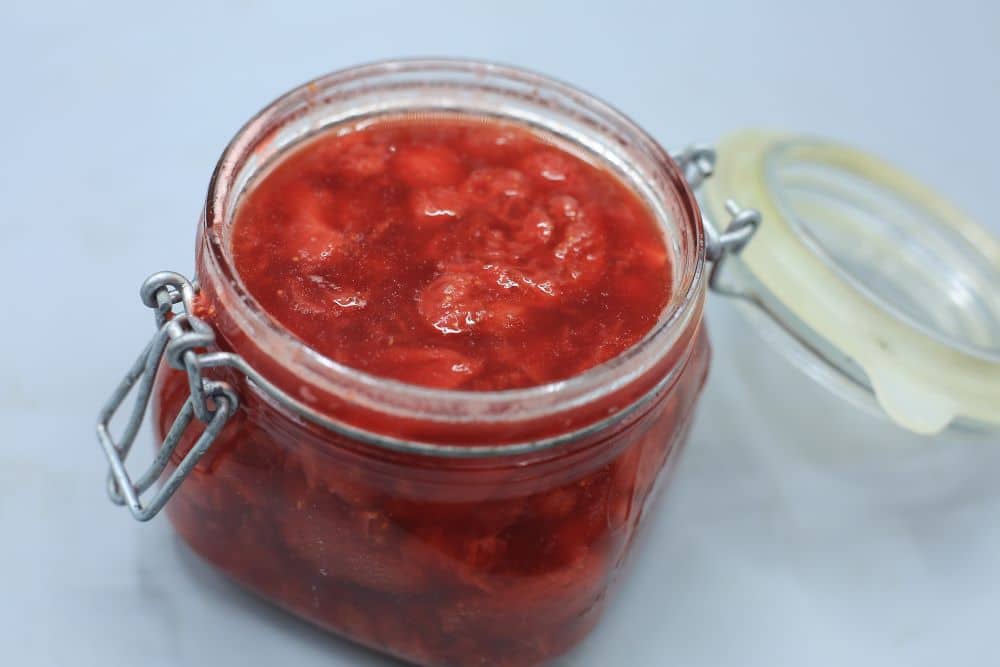 مربى فراولة صحية