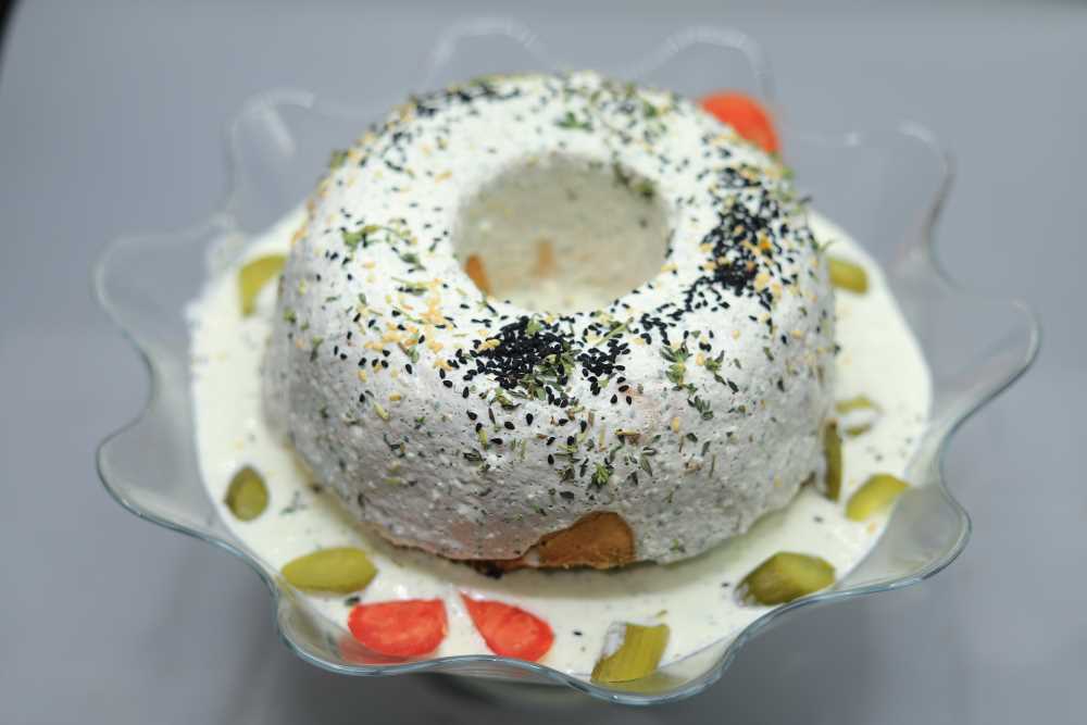 كيكة الزعتر والجبنة