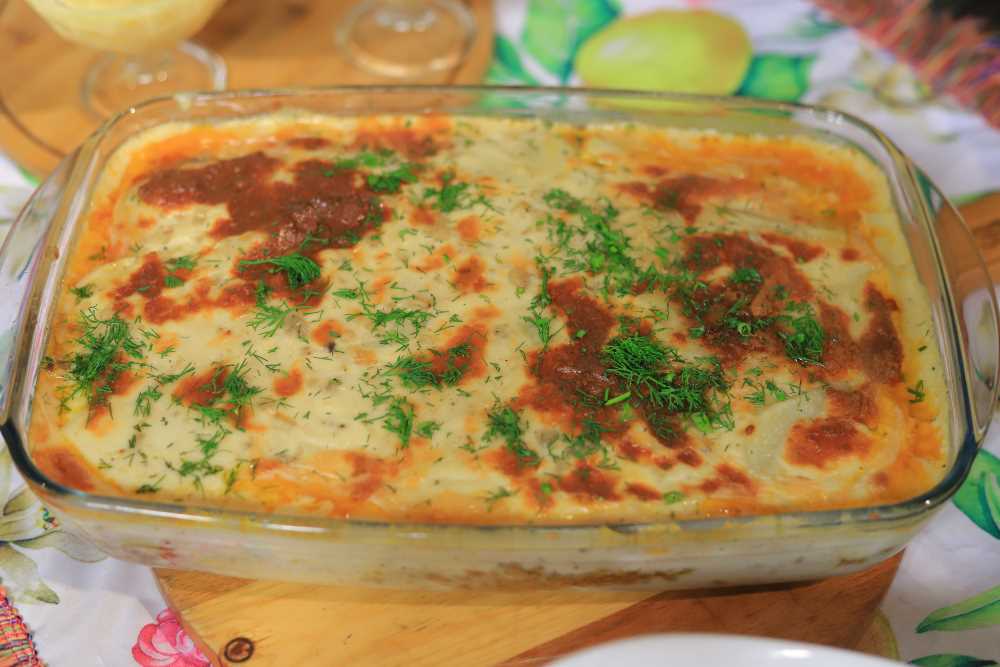 لازانيا البطاطس