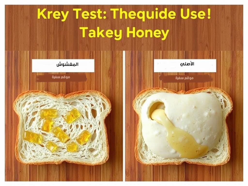 اختبار الخبز للتمييز بين العسل الأصلي والمغشوش