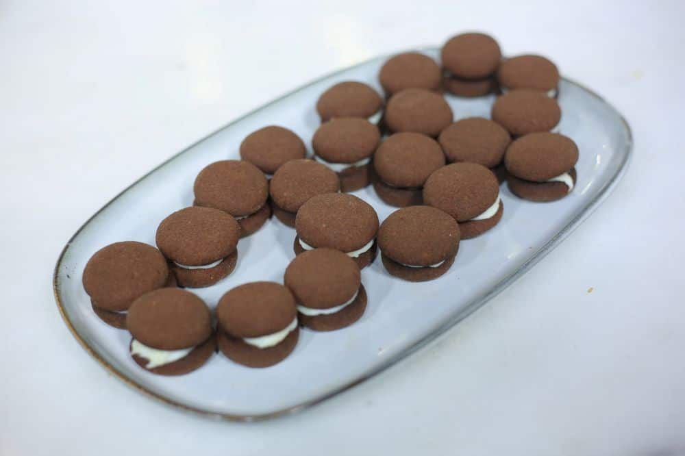 بسكويت جوز الهند والكاكاو