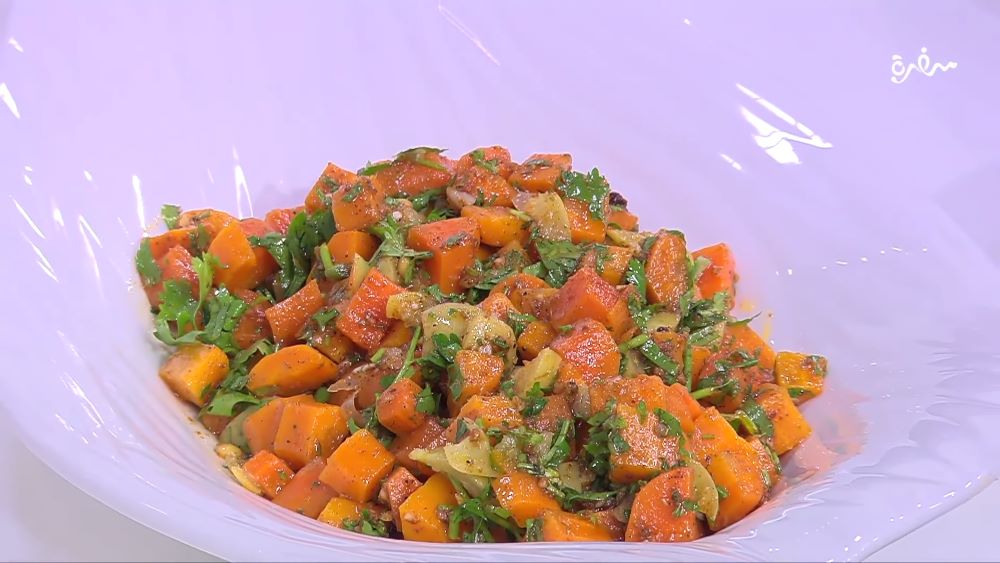 سلطة جزر بالليمون المخلل