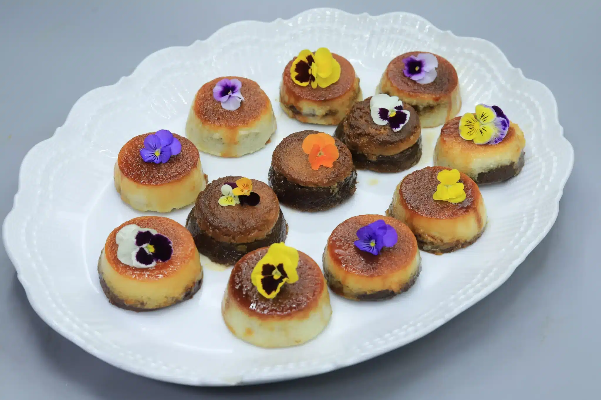 كب كيك كريم كراميل