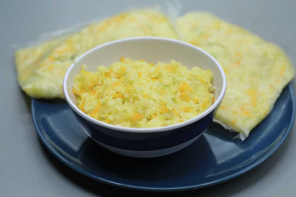 أرز بالخضار المبشور