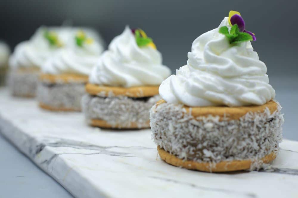 بسكوت القمح بحشوة الكاسترد