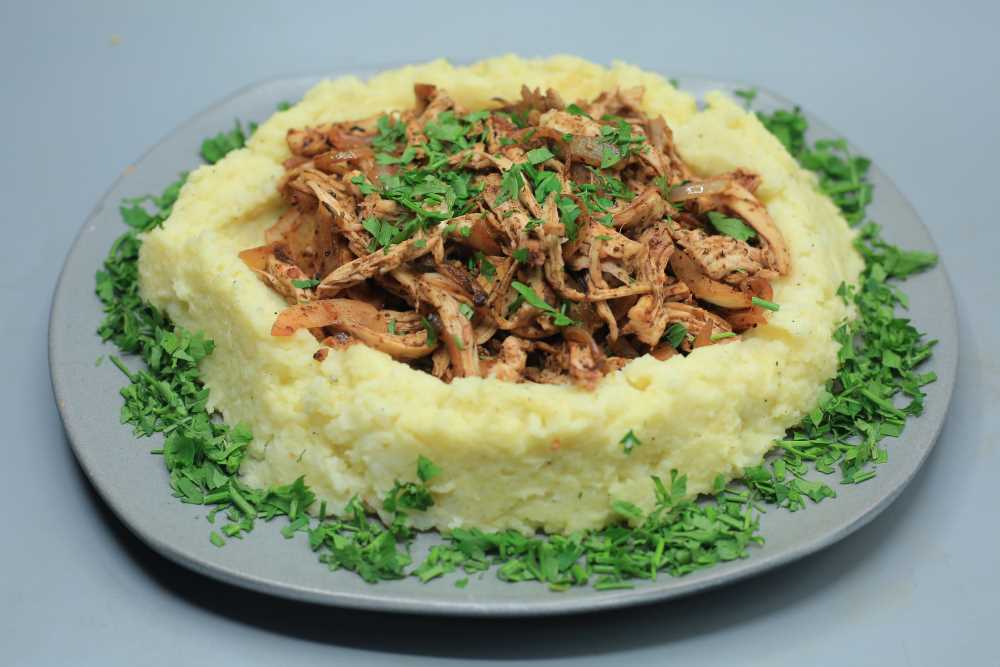 بطاطس مسلوقة بالمسخن