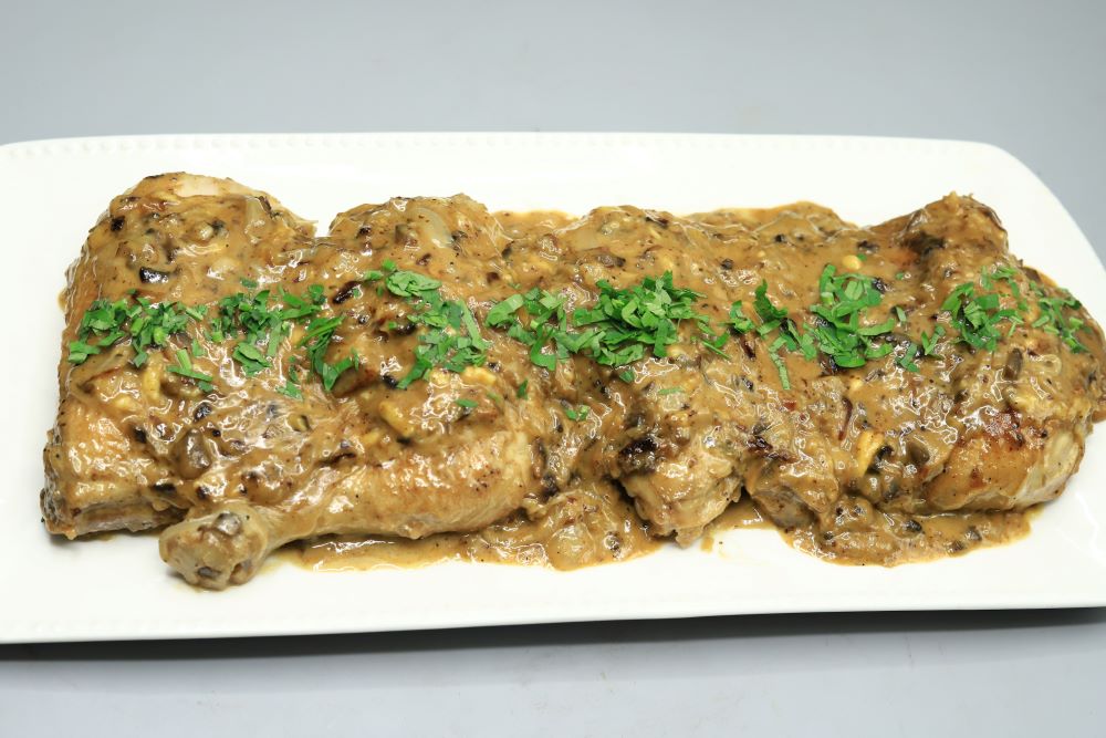 دجاج بصوص المشروم