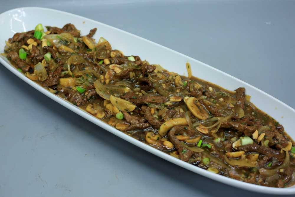 شرائح اللحم بدبس الرمان