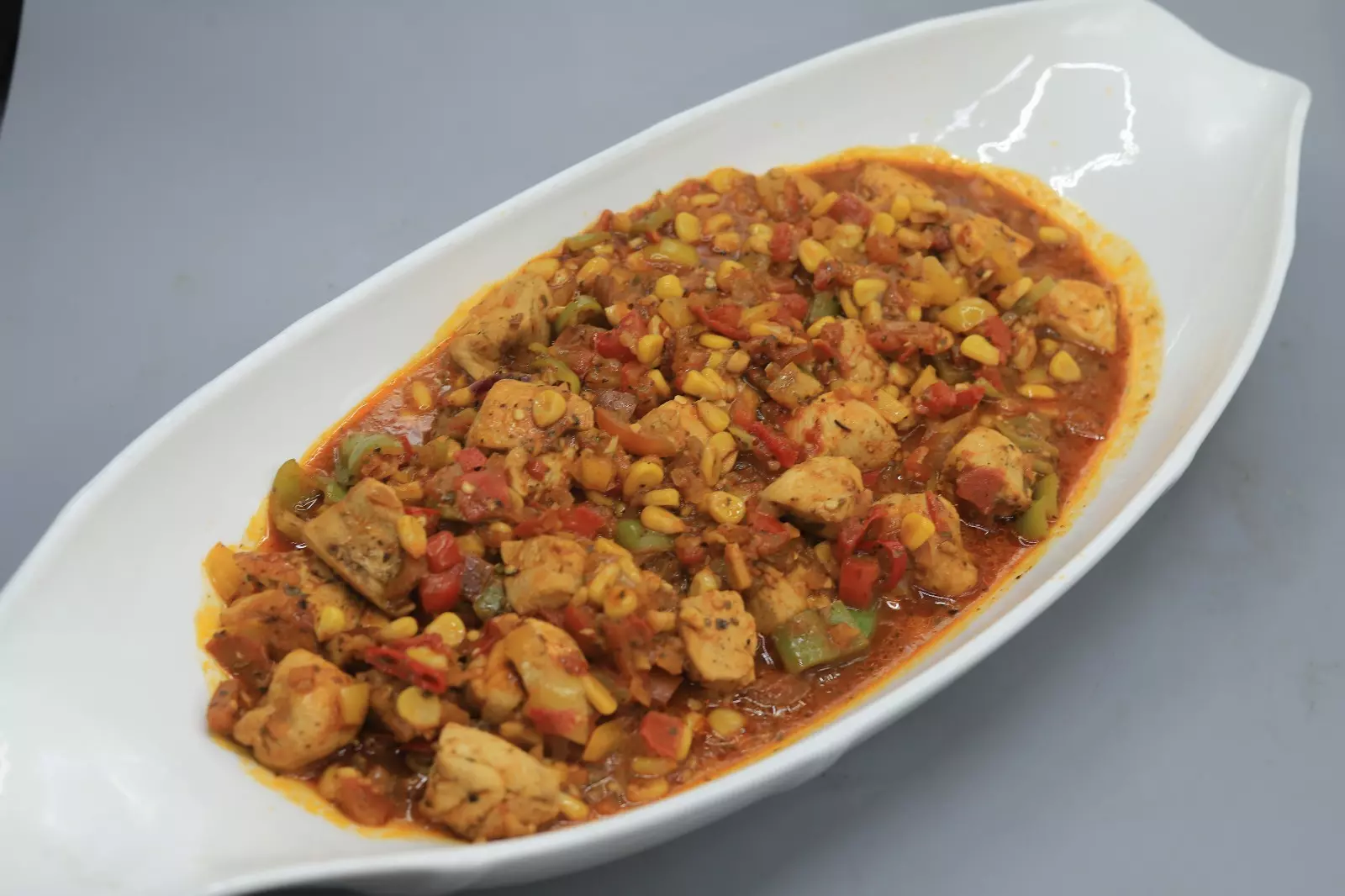 صينيه دجاج بالخضار