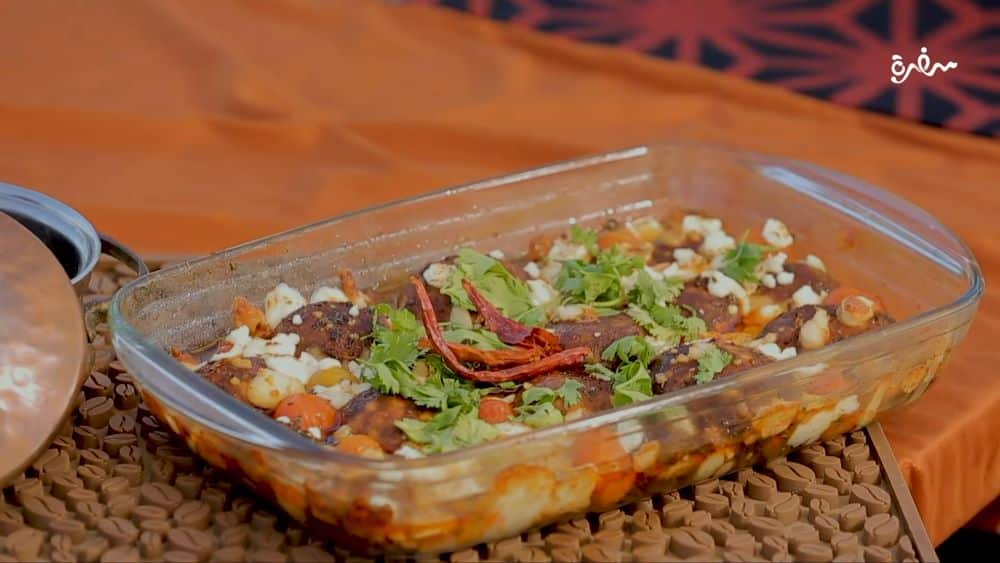 طاجن مشروم مشوي