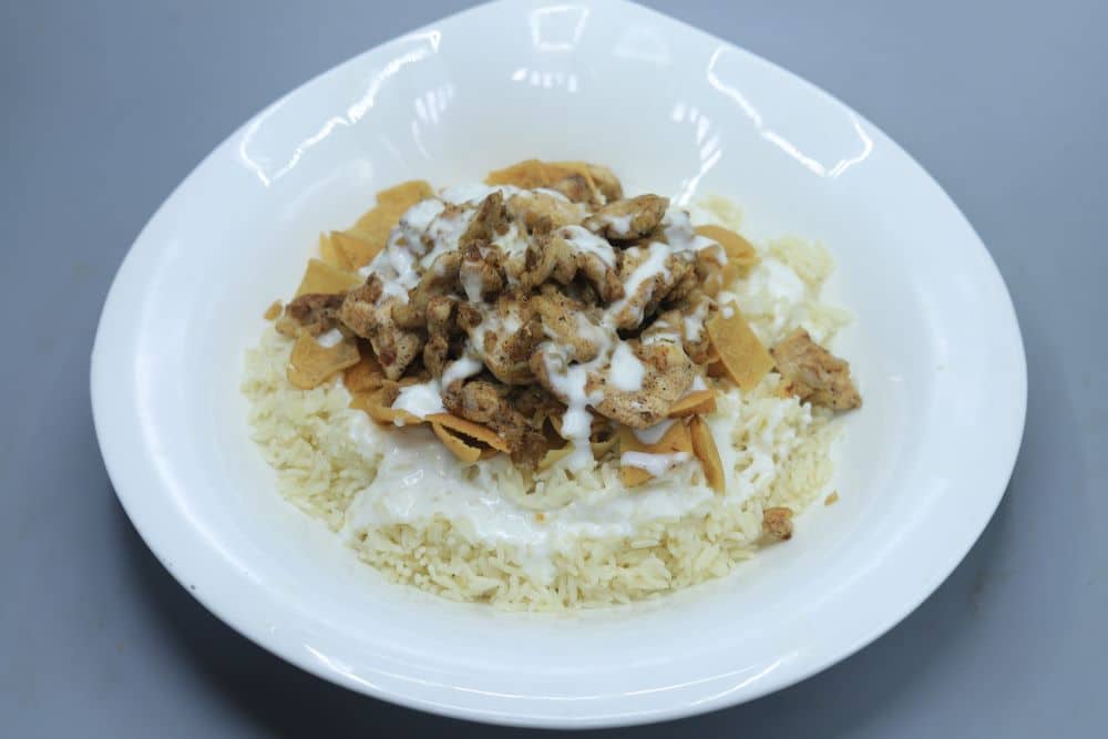 فتة شاورما دجاج