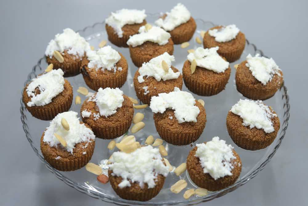 كب كيك بسبوسة