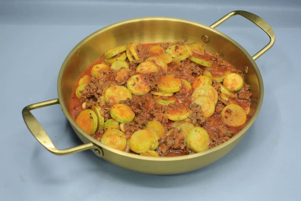 كوسة باللحمة