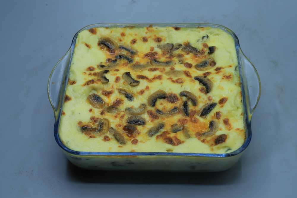 لازانيا المشروم والسبانخ