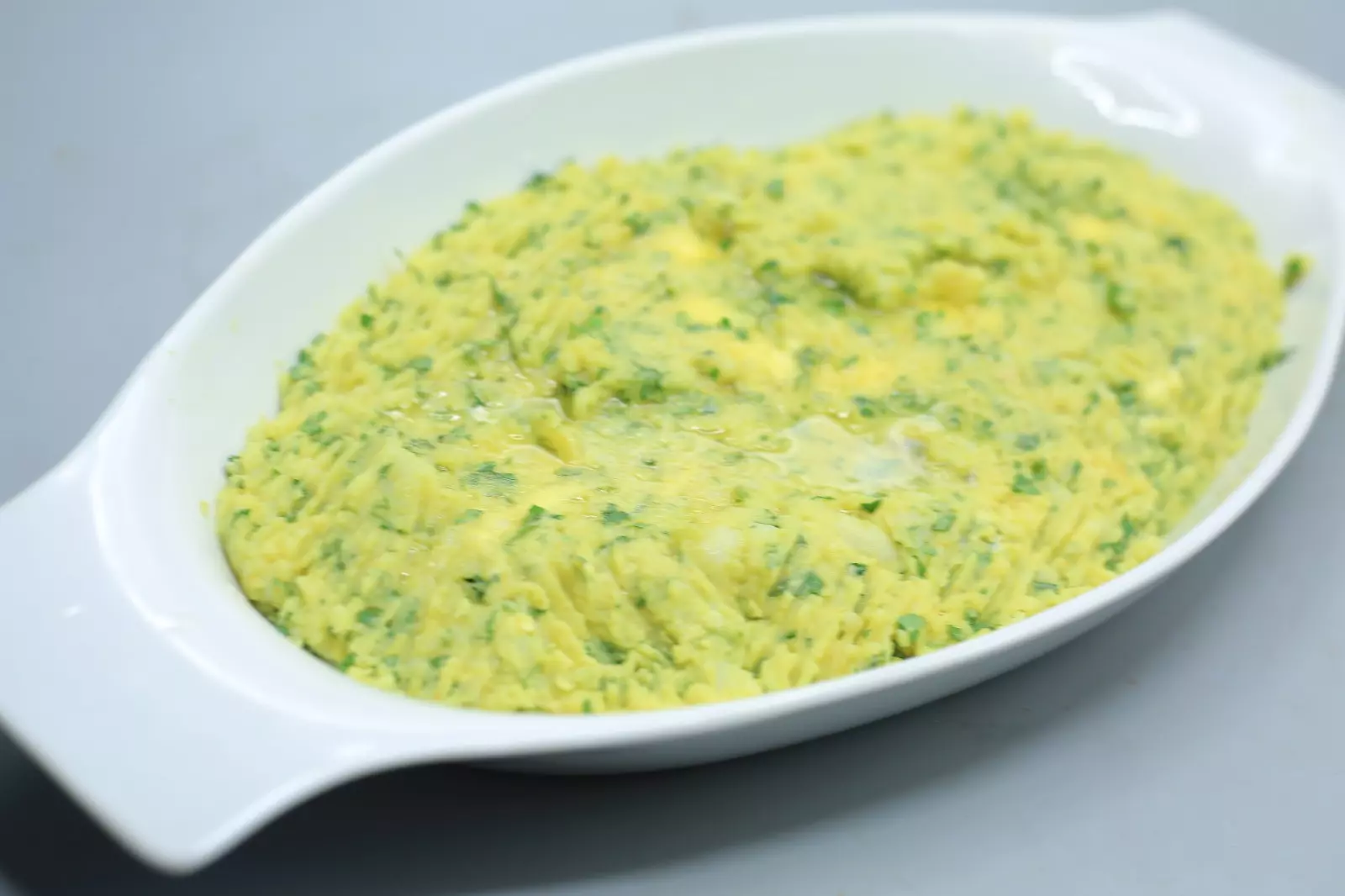 بطاطس مهروسة بالكركم