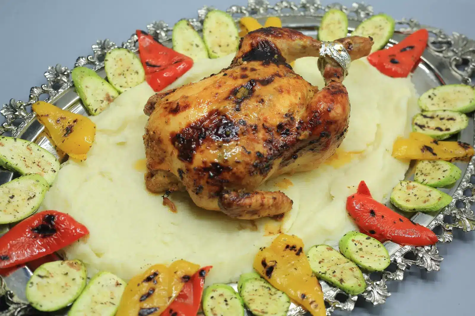 دجاج بالكيوي والبرتقال