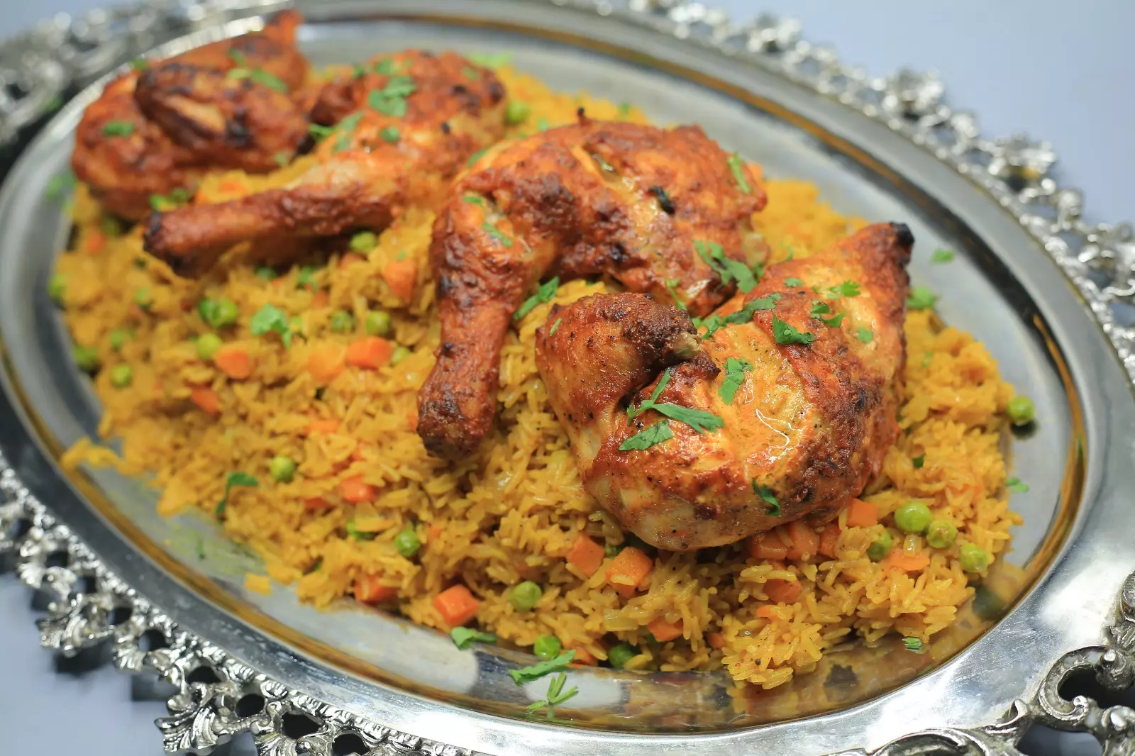 دجاج تندوري مع الأرز