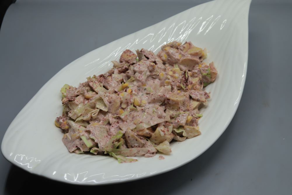 سلطة البطاطس بالذرة