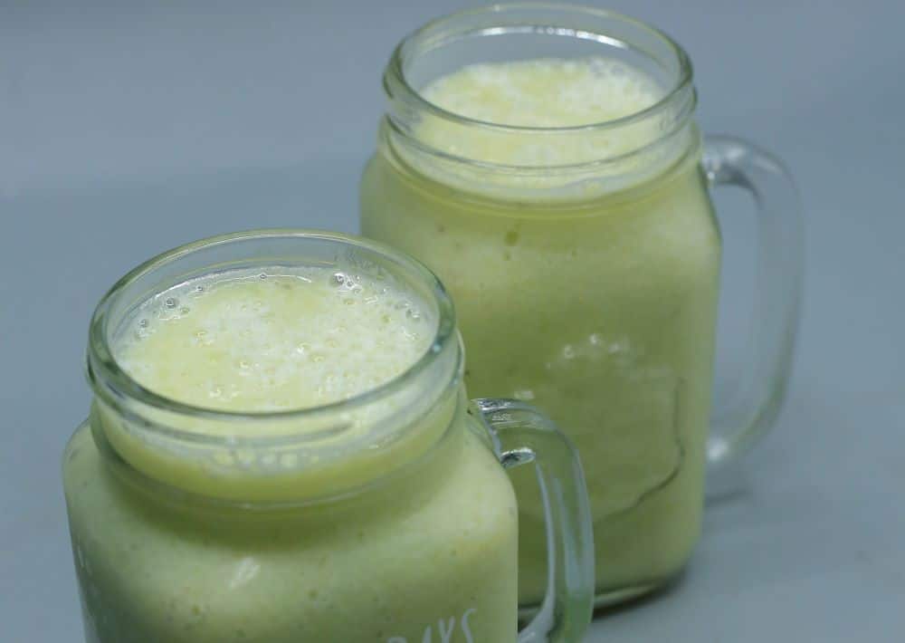 عصير كنتالوب بالموز