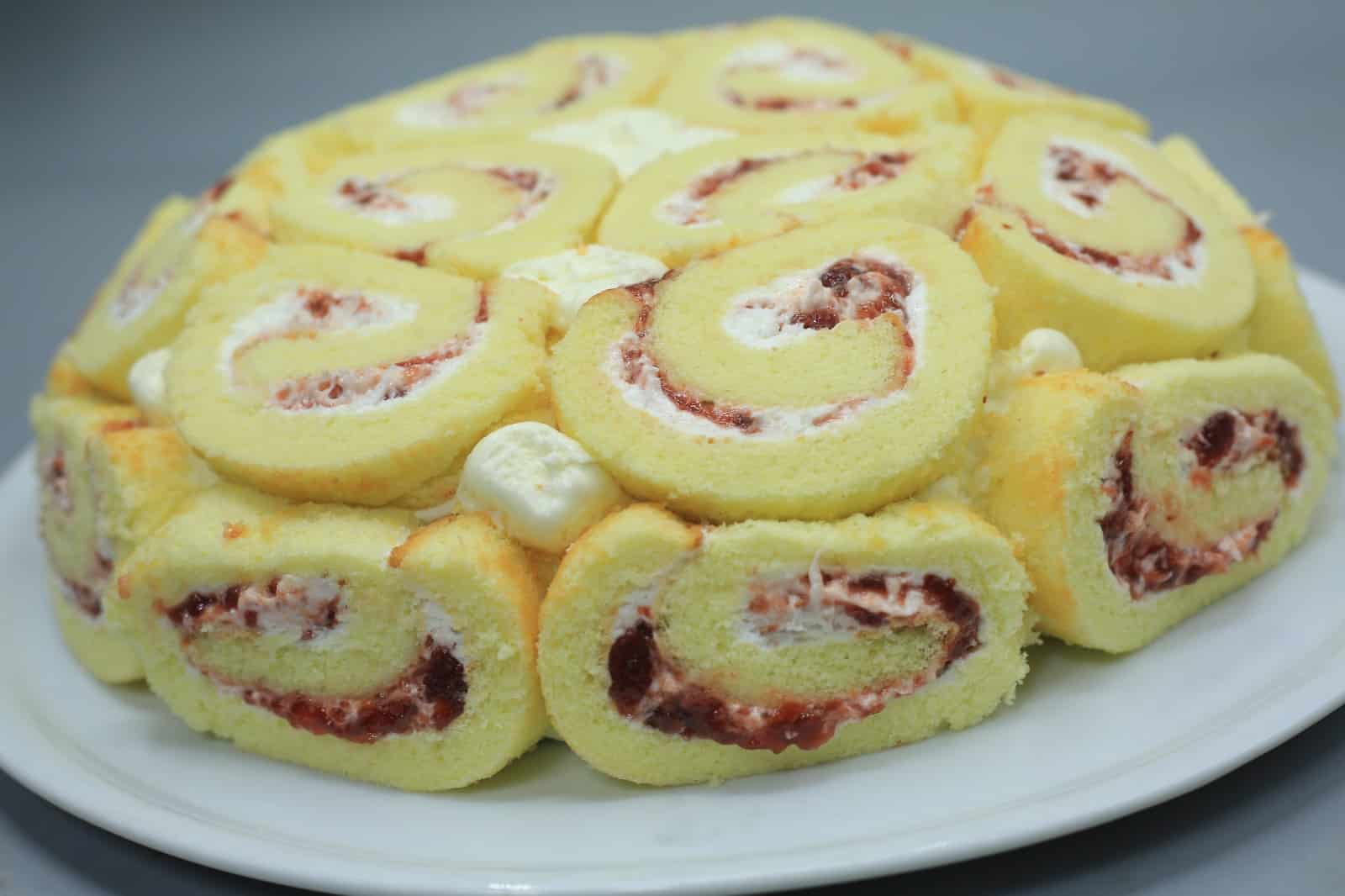 كيكة البرتقال الباردة