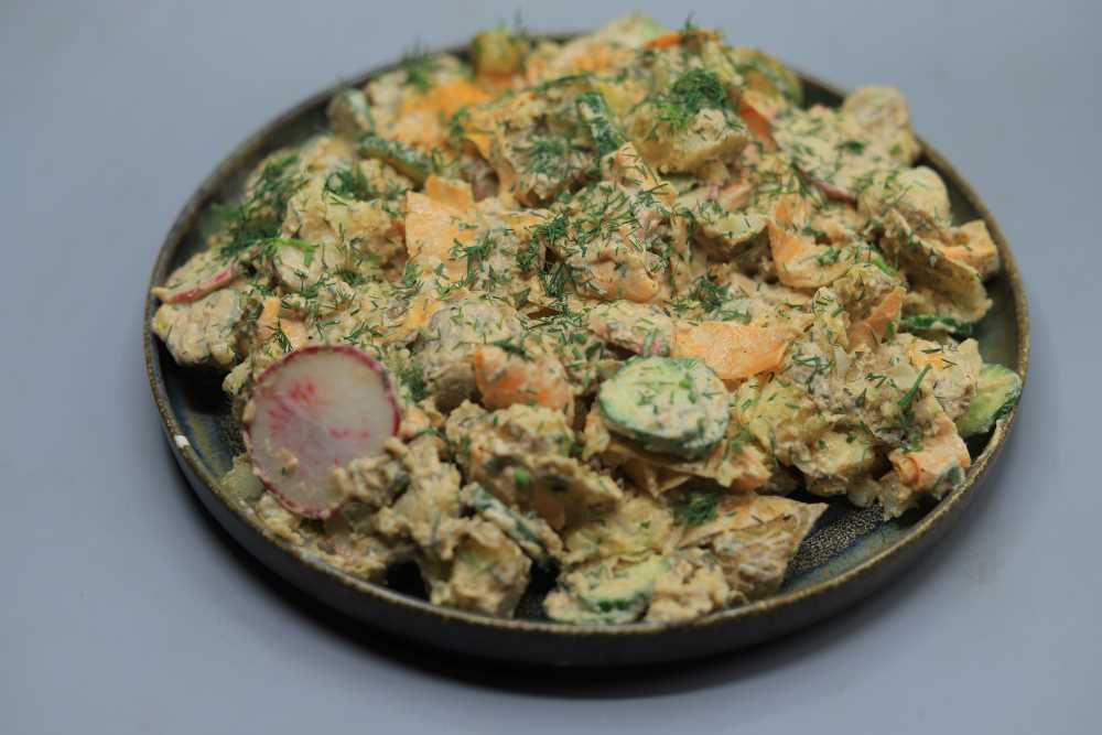 سلطة البطاطس المشوية