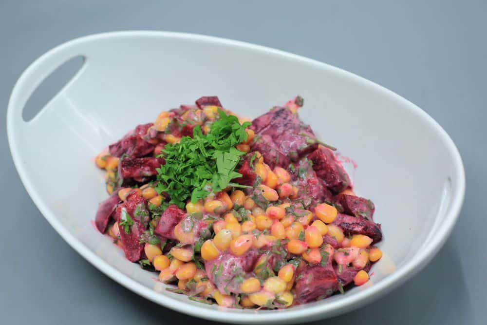 سلطة بنجر بالذرة