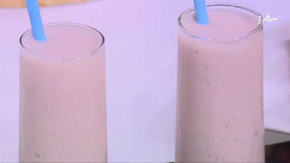 عصير رمان بالموز