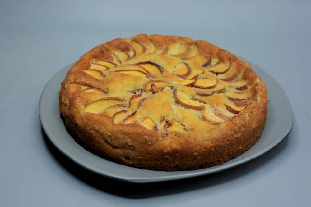 كيك الخوخ والقريش