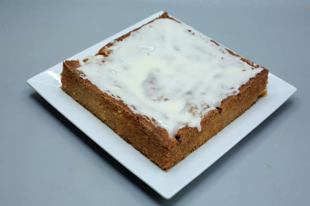 كيكة ذرة الليمون والفراولة