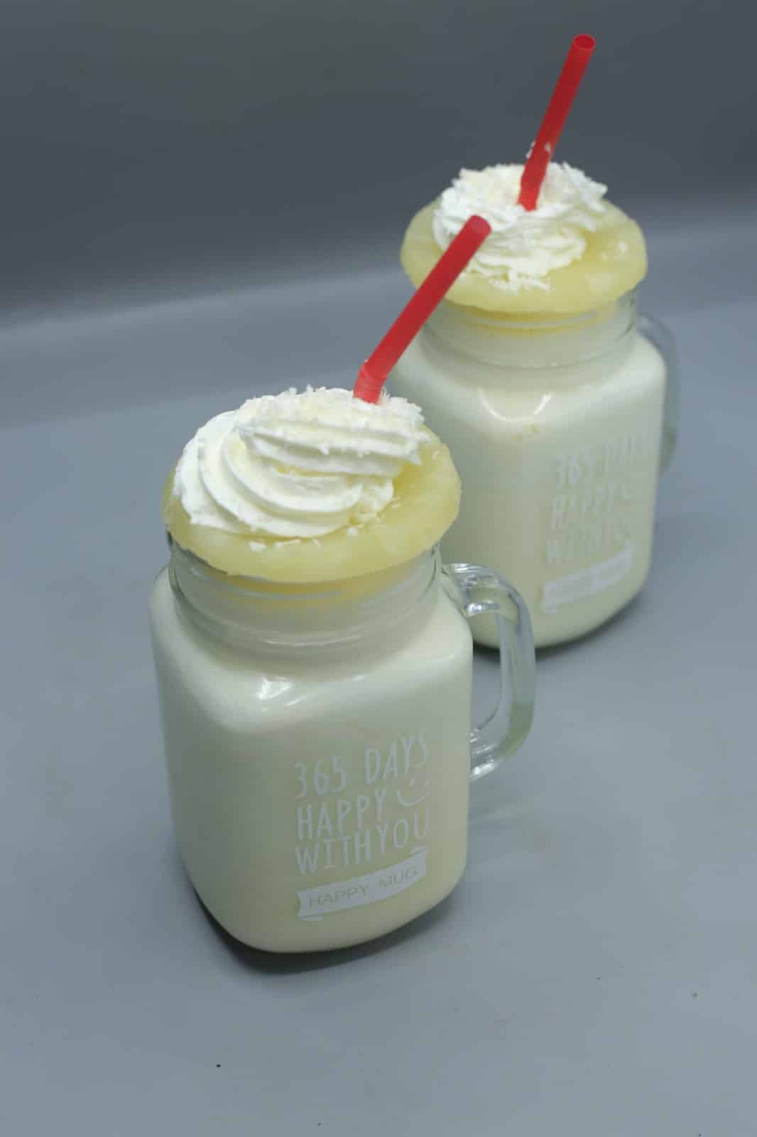 ميلك شيك بالأناناس