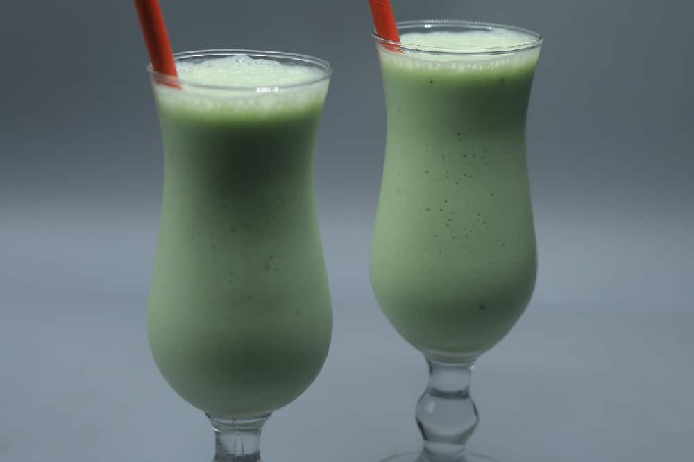 ميلك شيك موز بالنعناع