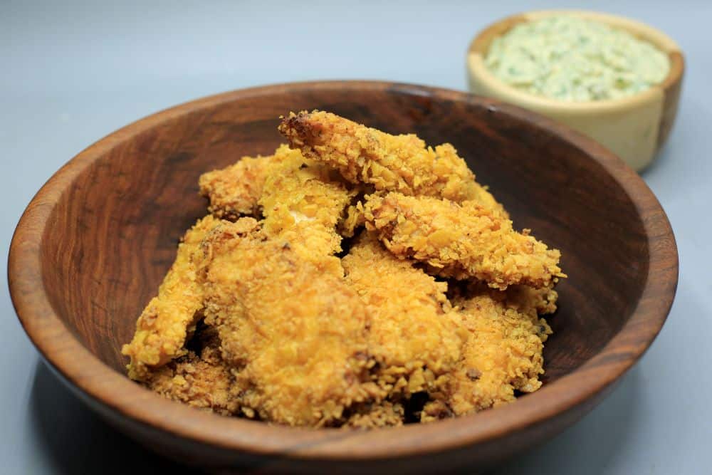 ستربس الدجاج المقرمش