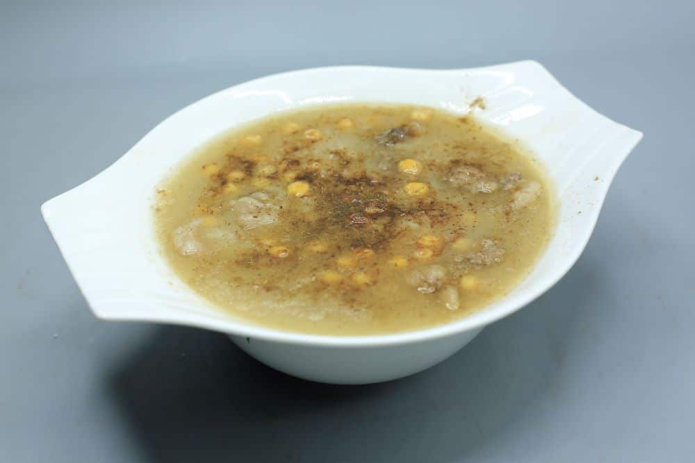 شوربة اللحم والأرز