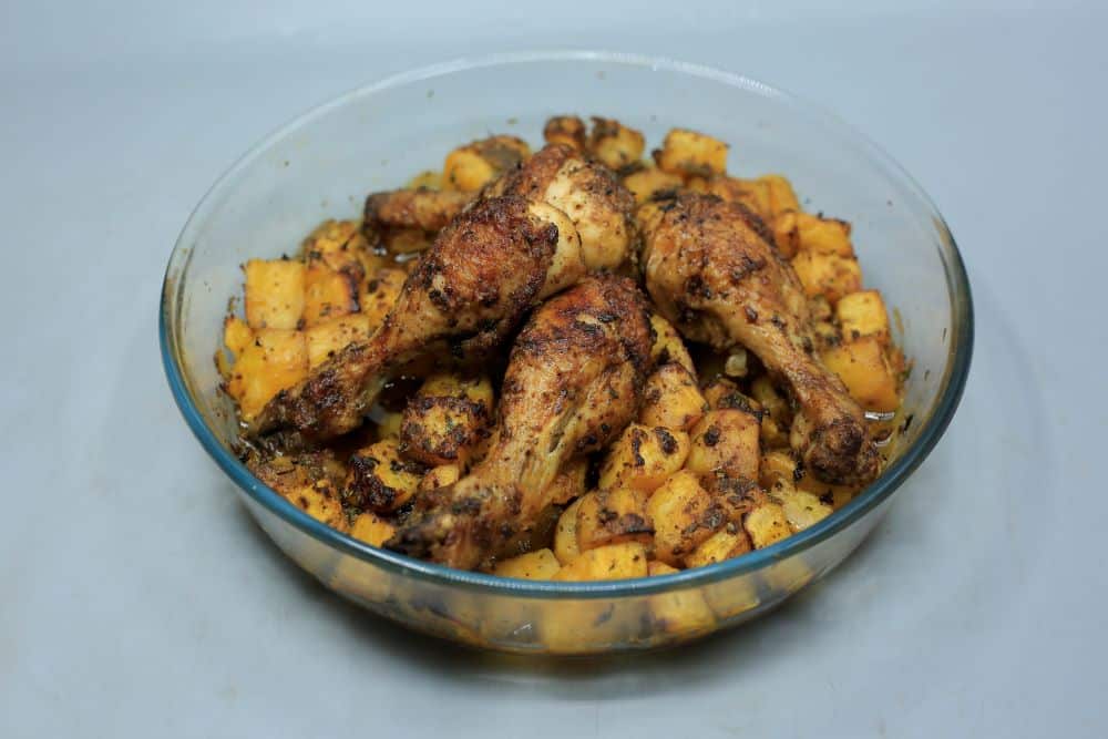 صينية بطاطا بالدجاج