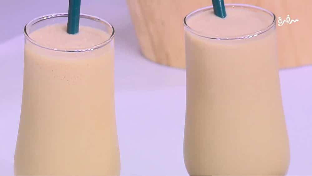 ميلك شيك القهوة بالكراميل