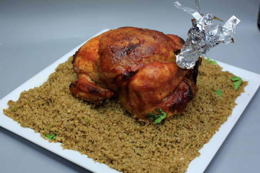 دجاج محشي فريك