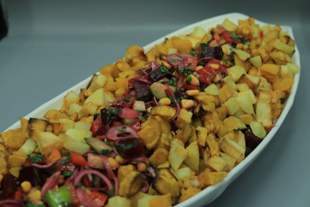 سلطة البنجر بالذرة