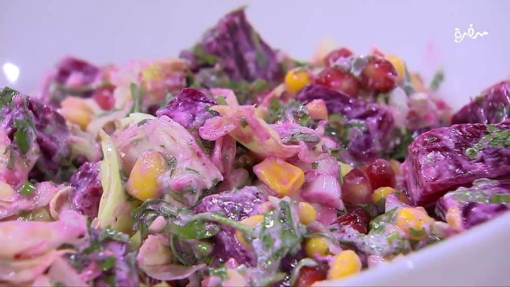 سلطة بنجر بالزبادي