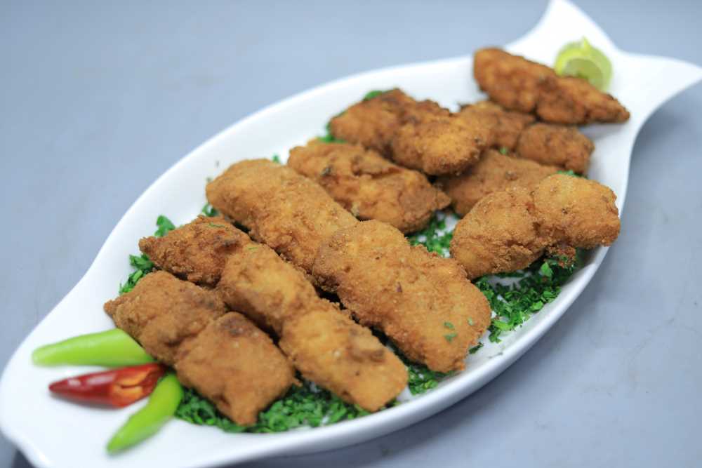 سمك مقلي بالبقسماط