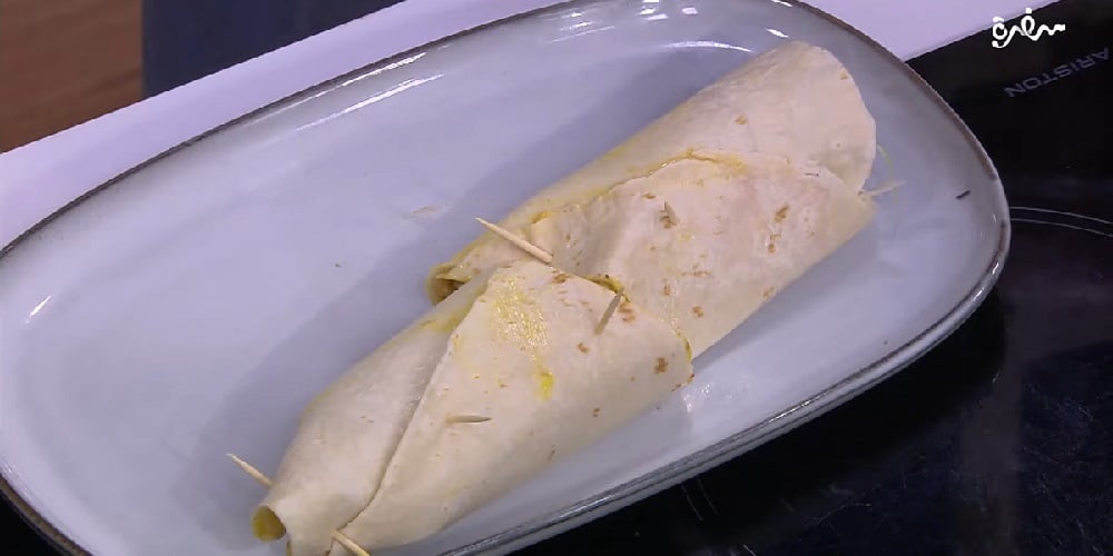 سندوتش ملفوف التورتيلا بالدجاج