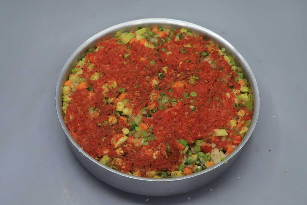 طاجن أرز بالخضار
