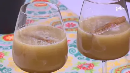 عصير تفاح بالقرفة