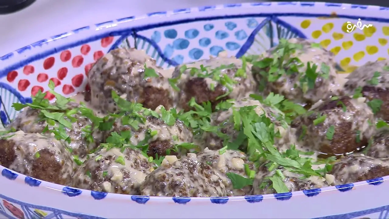 كفتة بالطحينة