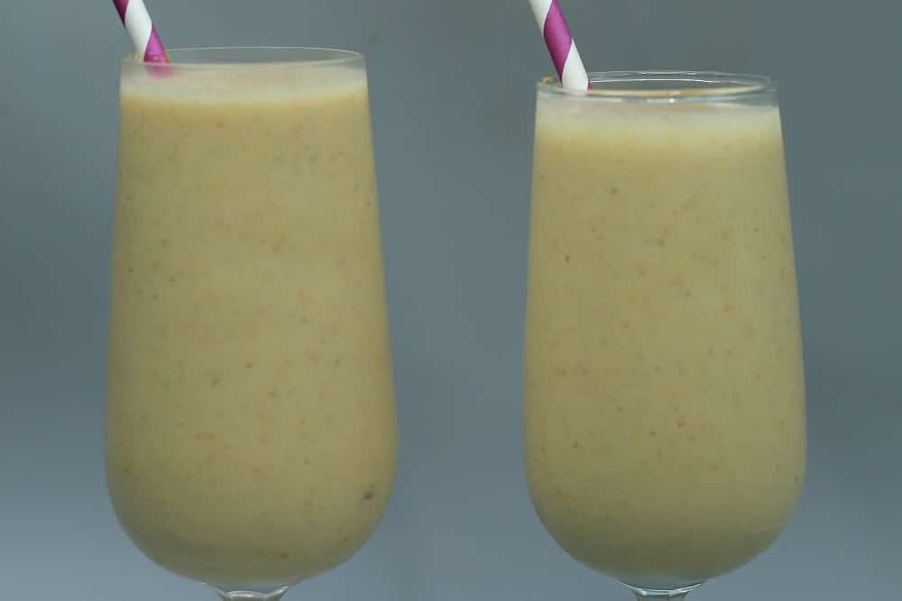 ميلك شيك التمر بالقرفة