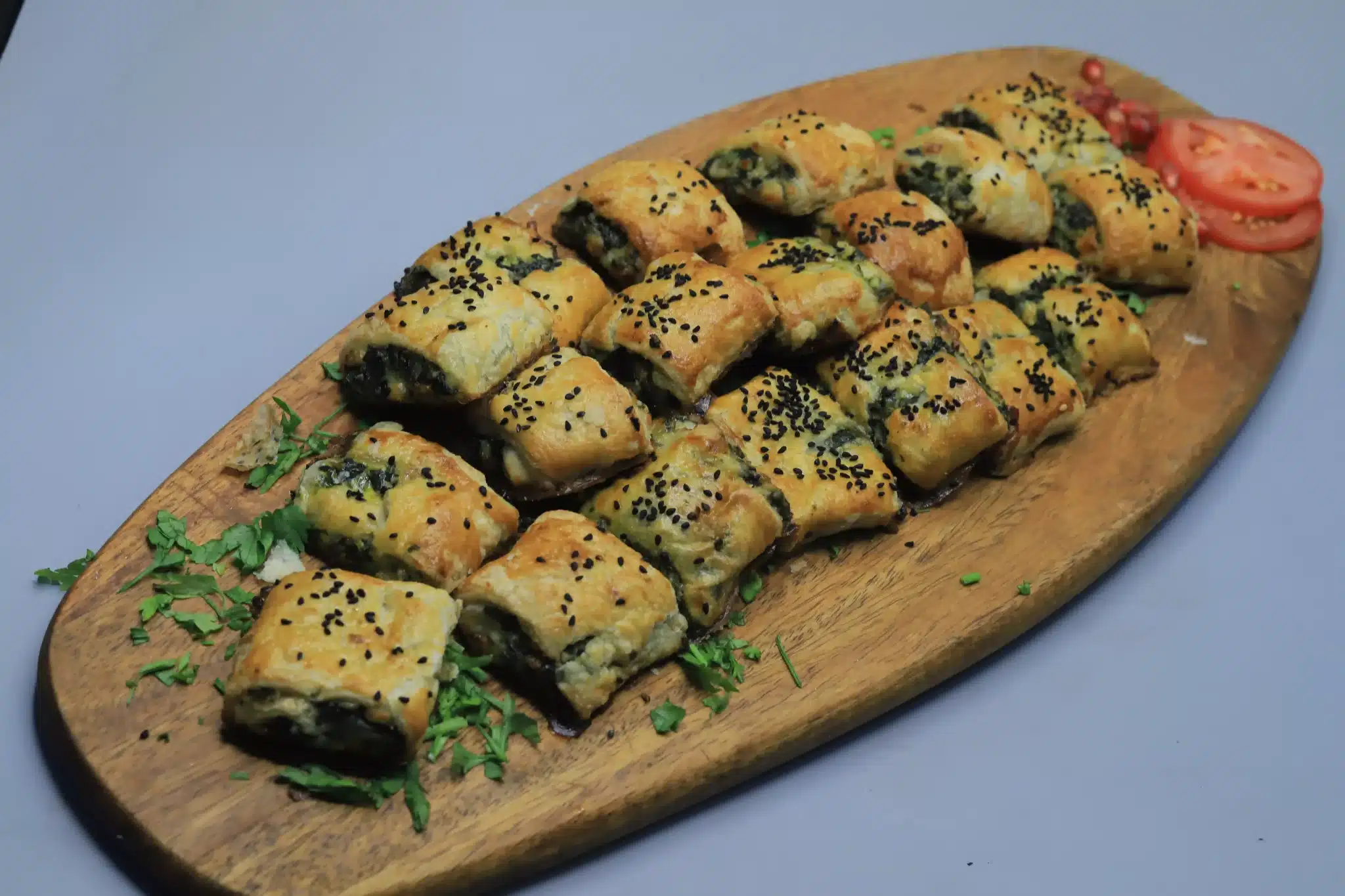 باف بيستري بالسبانخ