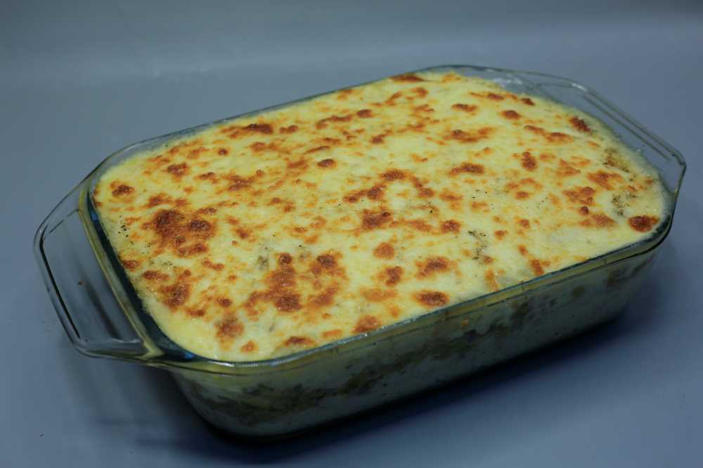 بطاطس وقرنبيط بشاميل