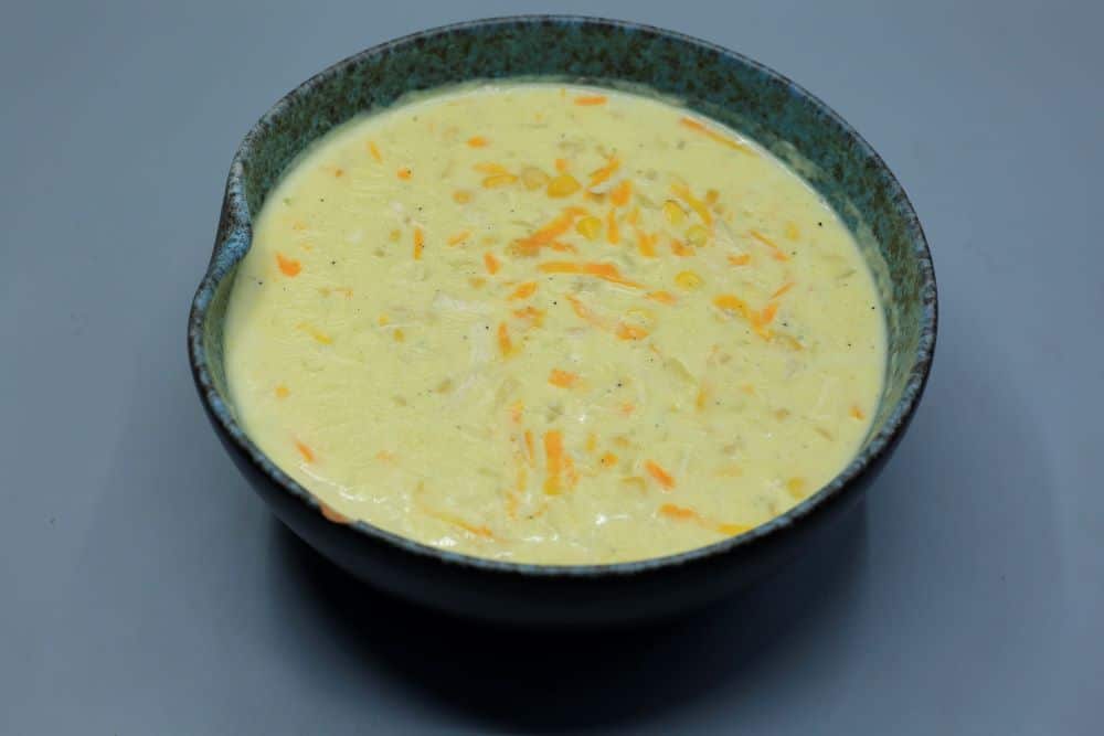 شوربة الذرة بالدجاج