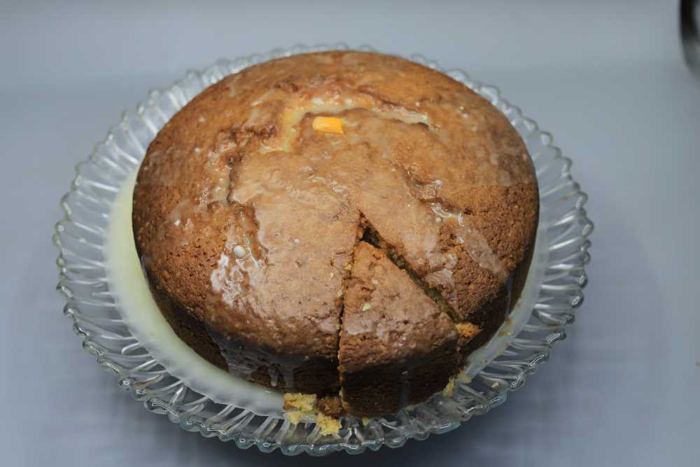 كيكة بالبرتقال والجزر